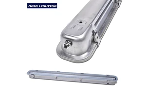 Dimming Vapor-proof Lighting Ip65 Waterproof Stainless Steel Housing LED Triproof Light