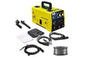 Portable New MIG TIG MMA Welder Equipment Gasless 220V Electric Welding Machine with 0.8mm