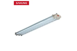Factory Led Explosion Proof Lamp T8 Tubes 2*18W 3*18W ATEX Certification Waterproof Fixture Linear Explosion Proof Lighting Lamp