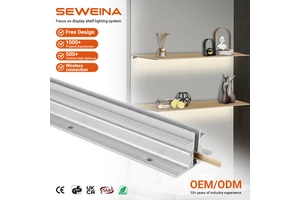 Aluminum Copper AA Horizontally Inserted Conductive Pillar LED Light for Kitchen/Wardrobe/Display Cabinets