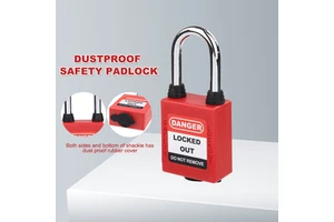 Lockey Loto OEM&ODM Steel Shackle Dust-Proof Safety Padlock With Master Key