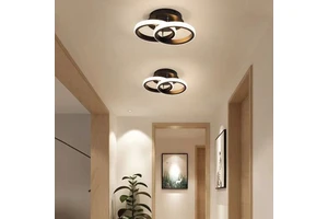 Creative Cross-level Dedicated European-American Style LED Wall Lamp Iron Base Aluminum Cover Warm Light Surface Lighting