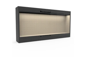 Lastronics Floor Standing Glass Aluminum Customized Eco-Friendly Trade Show Exhibition Display with LED Light