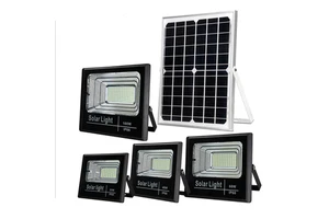 Garden Solar Light LED SMD2835 Powerful 150W 200W 300W Remote Control ABS Toughened Glass IP67 2Years Warranty Solar Flood Light