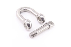 Shackle-Rigging Hardware Manufacturer High Quality Heavy Duty D Shackle Stainless Steel 304/316 for General Industry