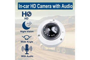 Commercial Grade 1080P AHD Vehicle Camera Audio Supported High Fidelity Pickup Robust Anti-Vibration Dome for Transit Car OEM