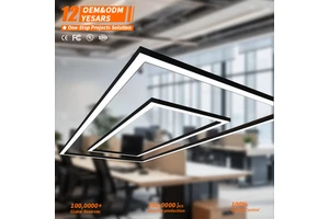Suspended Ceiling Gym Rectangle Led Linear Light Aluminum 1200mm 36w 72w Led Linear Light