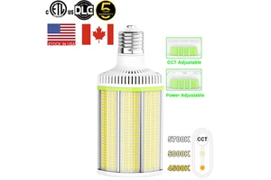 LED Corn Retrofit Fixture US Stock 80w 120w E26 E39 Horizontal Lamp Outdoor Area Lighting Parking Lot Street LED Corn Bulb Light