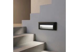 6W Square LED Wall Lamp 3CCT Control Surface Mounted Aluminum Step Light for Staircase Lighting Modern Warm White Outdoor