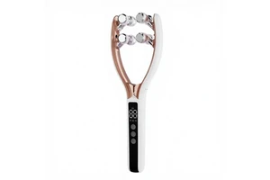 New Trends Face Lifting V Shaping Facial Device Microcurrent Roller Skin Firming Tightening Face Neck Lifting Massager LED Light