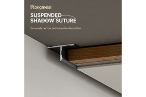 LED Linear Light Aluminum Profiles For Ceiling Cabinet Cove Wall, Extruded Strip Housing With Diffuser Lens, Decor Lighting