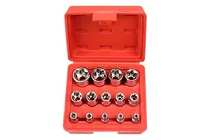 14-piece E-type Sleeve Set 6-angle plum Blossom-type Hexagonal Spline Sleeve Combination Special Tools