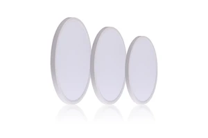 10W Wet Location Rated Low Profile Flush Mount Aluminum Ceiling Light 2000LM LED Edgelite Low Glared Slim Surface Mount CRI