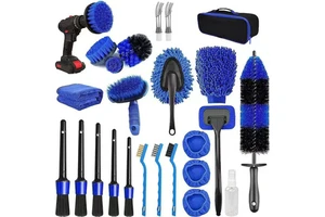 Multifunctional Car Washing Set - Electric Drill, Brush, Car Polishing And Cleaning Tools, Manual Tools, Car Cleaning Tool Set