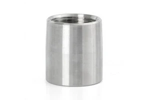 CNC High Pressure Stainless Steel Long Threaded Coupling Taper Pipe Sleeve In Line Pipe Extension For Fluid Systems
