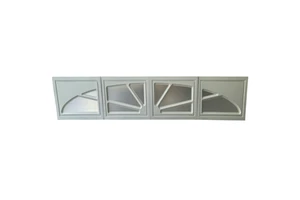 Small Modern Split Window Lighting Accessory for Villa Garage Doors Durable Plastic