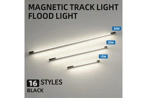 Black Aluminum Modern COB Magnetic Flood Light Mini Energy Saving Commercial 48V LED Spotlight Linear Track Lights