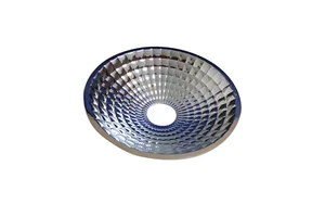 Auto Spinning Factory Aluminium Reflector Cup, Diffuser Downlight Track Light Reflector Cup 90 Degree Cob Reflector