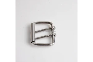 Factory 50mm Stainless Steel Double Pin Buckles for Belt Double Bar Buckle Stainless Steel Belt Buckle