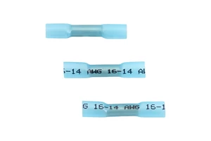 BHT 2 AWG22-16 Copper Insulated Heat Shrink Crimp Splice Connector Terminals Red Blue Yellow