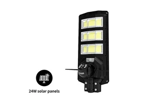 Solar Street Lamp Monitoring Support Motion Tracking Two-way Audio Radar Detection 24W Solar Panels Outdoor Security Camera
