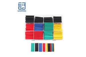 Gaopeng 530PCS Electrician Insulation Shrink Sleeve Heat Shrinkable Cable Repair Box Hot Melt Wire Protection Combination Set