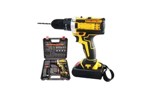 Professional Practical Home Kit Electrician Cordless Driver Drill Basic Tool Set