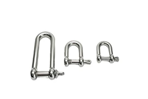 New Marine Grade 316 Stainless Steel D Shackles for Boat Hardware and Yacht
