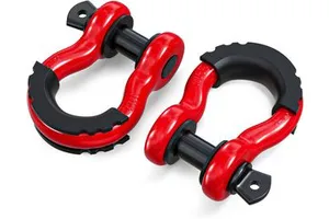 Shackles 3/4" (1 Pack) D Ring Shackle Rugged 4.75 Ton Break Strength with 7/8'' Pin Heavy Duty D Ring for Vehicle Recovery