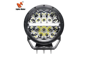 Ultra Bright 90W LED Work Light 6.5 Inch Spot Pods 7000LM with Horizontal DRL Bumper Mount Fog Lamp LML-7090H-D