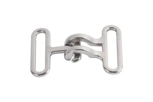 Hot Sale Nickle 38mm Double Buckle Metal Durable Buckle for Belt,Handbag Hardware