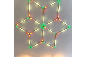 RGB Multi Color IP65 Waterproof Car Detailing Workshop Honeycomb Hexagonal LED Garage Light for Office Road Use Car Wash Ceiling