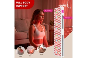 Commercial Use Ergonomic Standing Voice-Controlled 9-Wavelength Hottest Infrared Led Lamp Beauty Red Light Therapy Panel