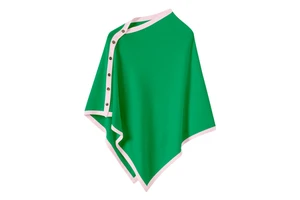 Women Custom Made Sorority Shawl Greek Breathable Embroidered Pink Green Printed Fraternity Sweater Poncho