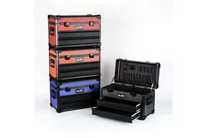 Glary Stackable Drawer Type Tool Box Barber Hard Tool case With Wheels Aluminum Hand Tool Storage case for Multi-purpose Usage