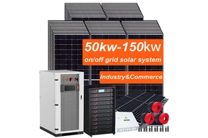 TANFON 50kw Energy Kit Light Solar Panels System Price Solar Hybrid Off Grid Tracking System
