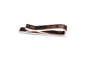 Fashon High Polish Blank Tie Clips