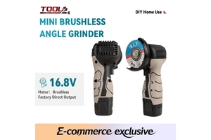 16.8V Rechargeable Lithium Battery Electric Angle Grinder Polisher 100mm Disc Brushed Motor For Surface Conditioning And Cutting