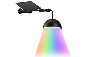 RGB LED IP65 Waterproof Small Pendant Solar Lights with Remote Control & Motion Sensor for Garden Decoration