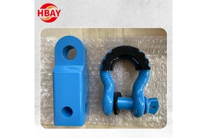 Galvanized 3/4\" US Type Quick Release Pin Shackles Bow Style for Offroad Trailers and Mining Applications