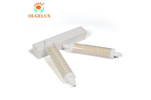 Super Bright Dimmable LED R7s Bulb 10W 1337LM SMD2835 360 Lighting Lamp with Horizontal Plug 118mm