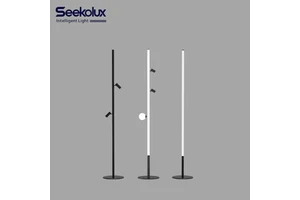 Decorative Modular LED Floor Lamp with Remote Control AC Powered Acrylic Standing Lamp for Home Hotel Apartment Modern Design