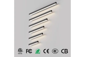 300mm 600mm 900mm 1000mm 1200mm 1500mm Office Pendant Mounted Linear Led Light Aluminum Linkable 0-10V Dimmable LED Linear Light