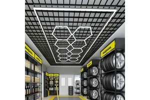 High Quality Hexagon Garage Led Detail Light Honeycomb Type Led Light for Garage