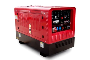 Shanghai Silent Arc Mma Mig Welding Machine 350A 600amps Kubota Engine 400Amp diesel Welder Generator for Sale