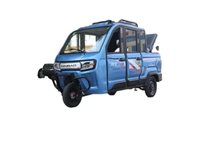 2024 Hot Selling 3 Wheel 4 Door Electric Pick up Truck for Cargo