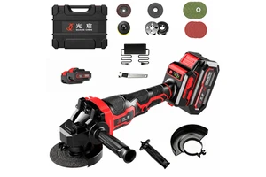High Quality Lightweight Portable Angle Grinder with Battery for Metal Cutting Polishing and DIY Home Repair Maintenance Tasks