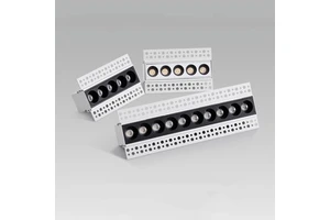 Home Anti Grille Linear Downlight Hallway Long Strip Spotlight Grille Ceiling Recessed LED Adjustable Downlight