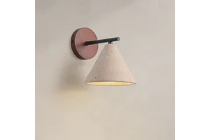 Creative Design Cone Triangle LED Wall Lamp for Home Decor Wabi Sabi Style for Bedrooms Corridors Staircases Hotels