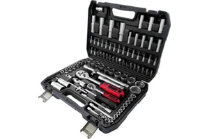 1/2" & 1/4" 94 Pcs Combination Tools Kit Box Tool Sets Hand Tools Screwdriver Pliers Socket Wrench Set Herramientas Socket Set